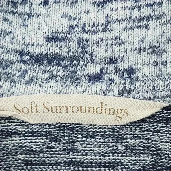 Soft Surroundings Mock Button up Fleece Sweatshirt Women's PS - Picture 5 of 8